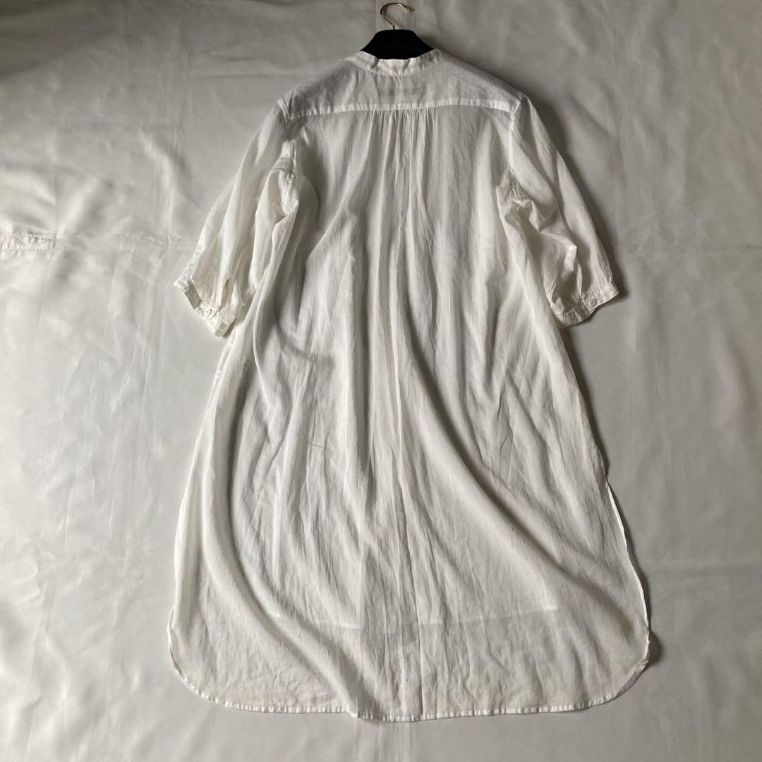 ミズイロインド ロングシャツ チュニック ブラウス ワンピース
