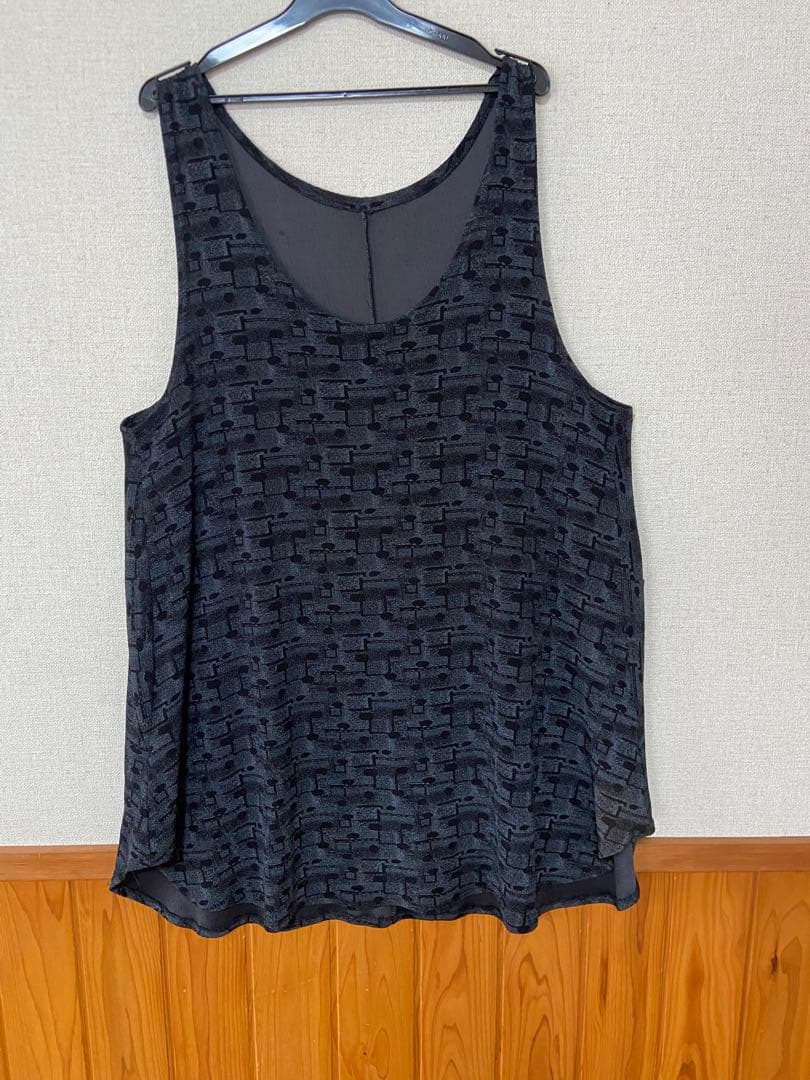 MACHATT ブラックノースリーブチュニック GLOBAL WORK｜Vネックノースリーブチュニック/MATINEE LINE