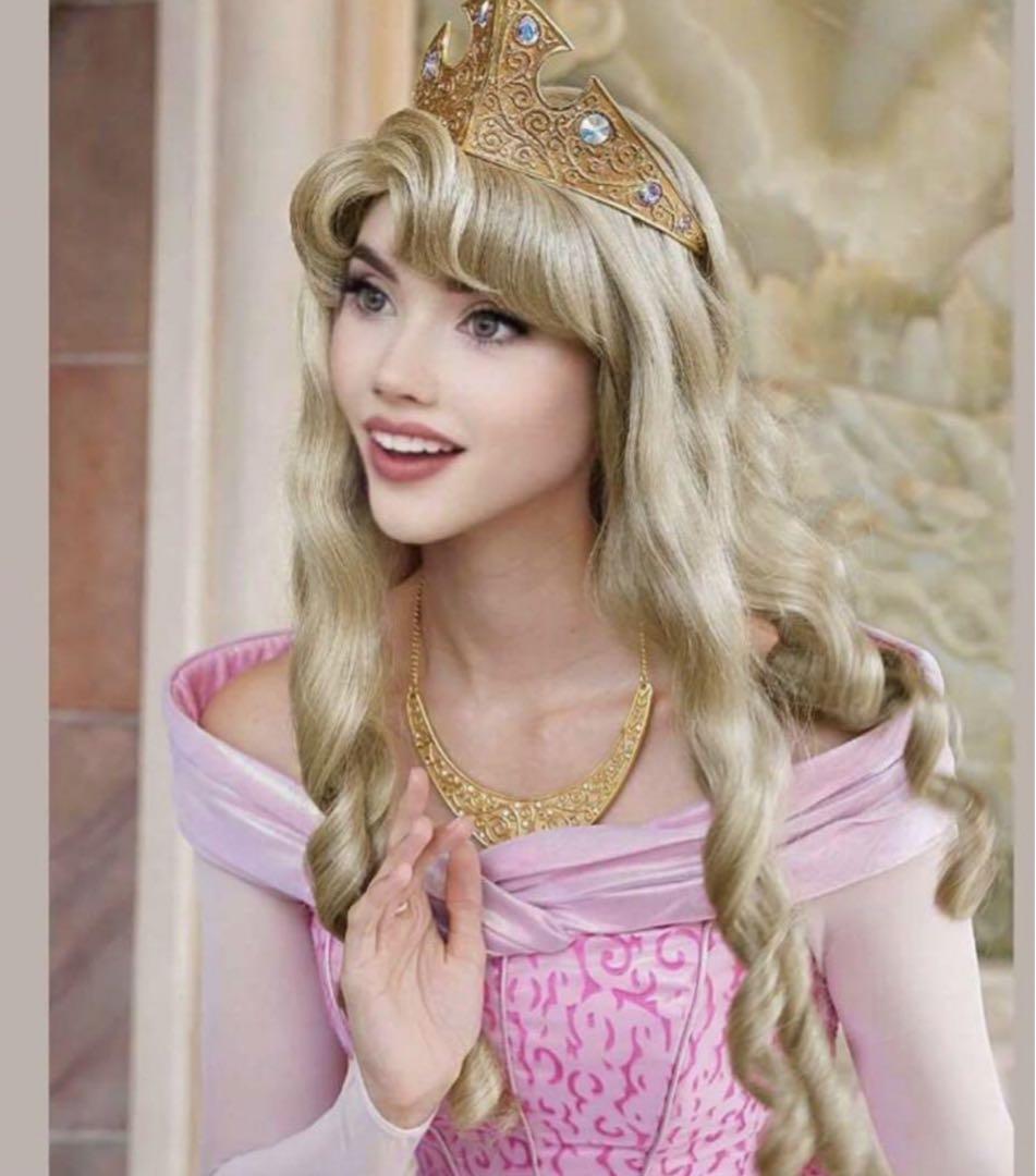 眠れる森の美女 オーロラ姫 コスプレ ウィッグ ディズニー