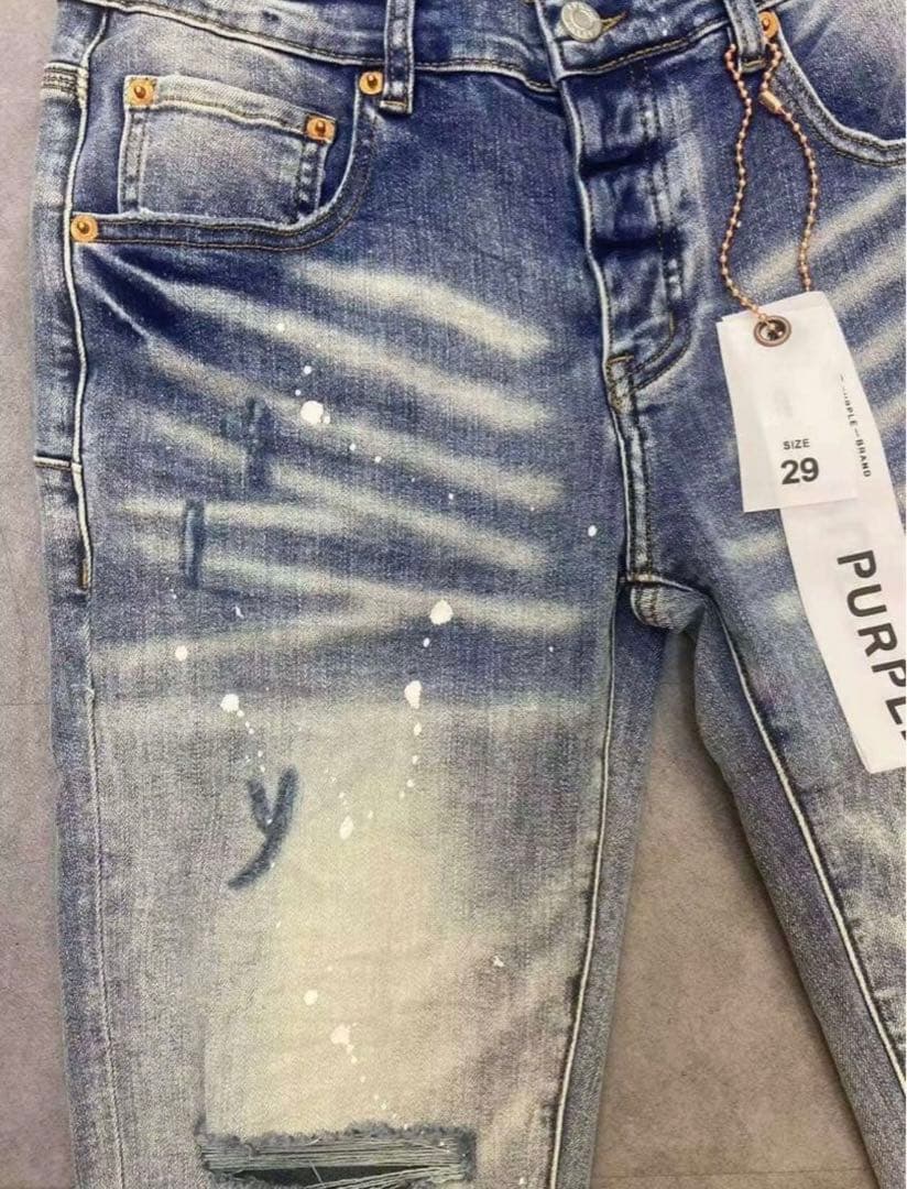 未使用品 PURPLE-BRAND P001 ライトブルー 29 未使用品 PURPLE-BRAND P001 ライトブルー 29