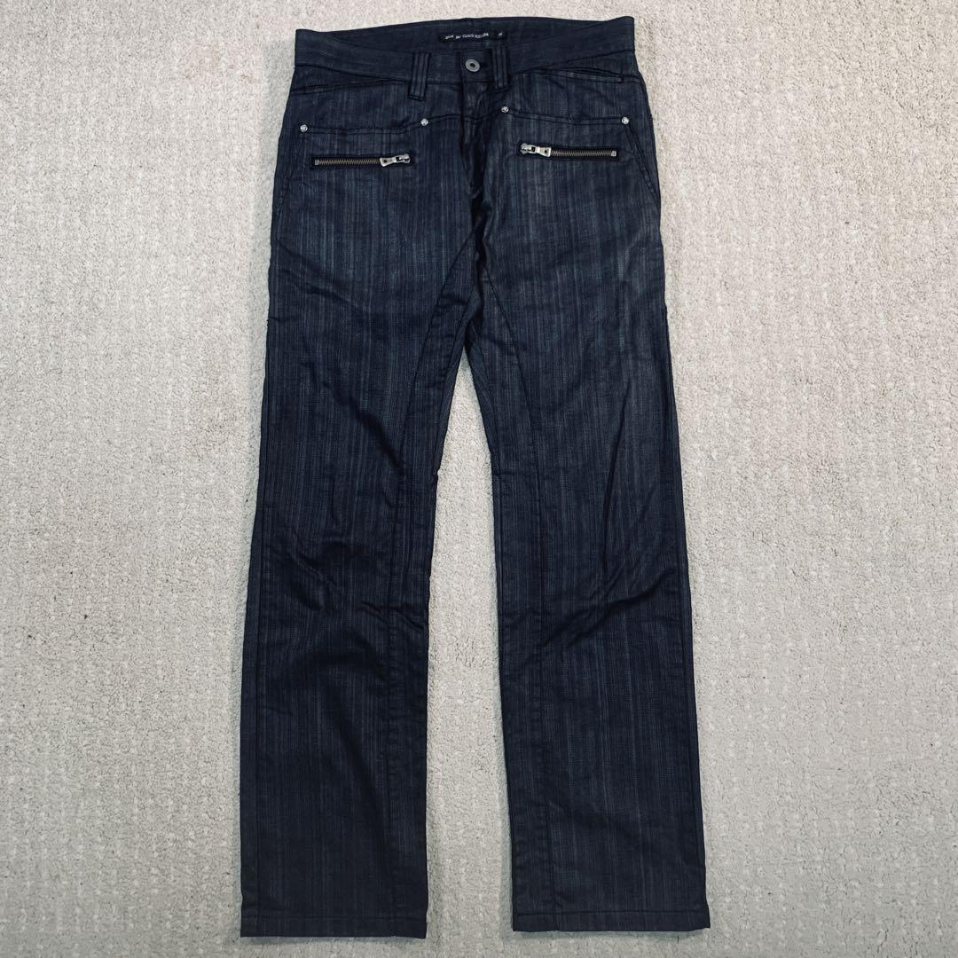 【希少、美品】Gene par YUKIO MISHIBA デニム 黒　30