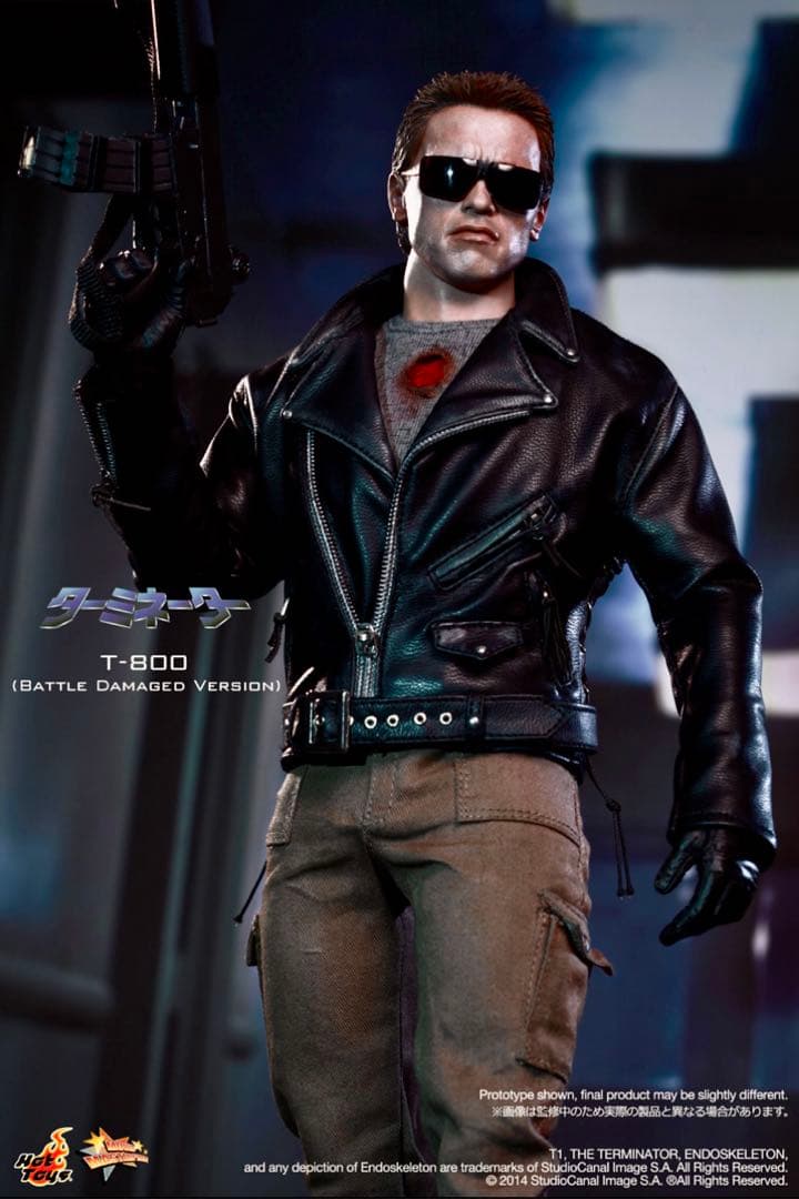 ホットトイズ ターミネーター T-800 バトルダメージ版 1/6 フィギュア