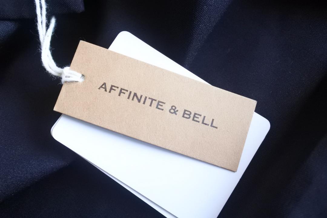 新品　AFFINITE&BELL /アフィニテ&ベル ノーカラージャケット