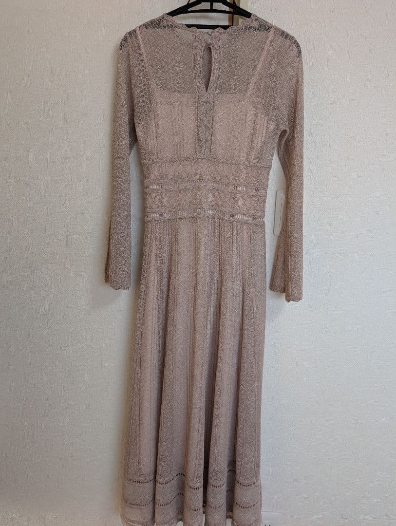 SNIDEL レースジャガードニットワンピース SNIDEL レースジャガードニットワンピース