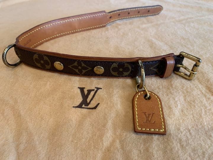 LOUIS VUITTON ルイ・ヴィトン　ドックリード&首輪　セット LOUIS VUITTON ルイ ヴィトン モノグラム ドックリード&首輪セット