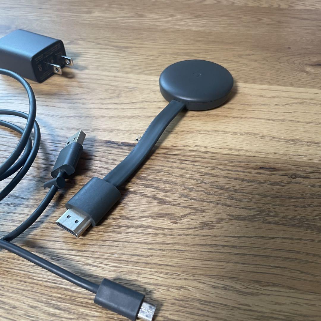 新品同様 Google Chromecast 正規品 第三世代 チャコール クロームキャスト Google Chromecast 正規品 第三世代 2K対応