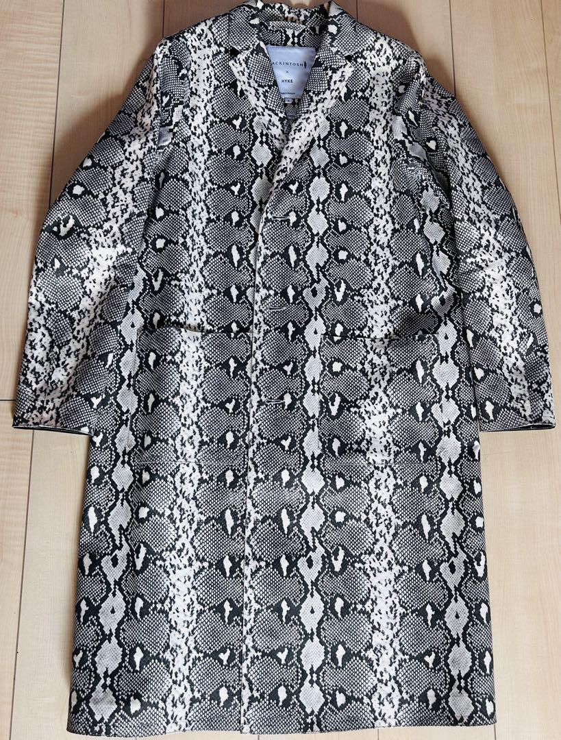MACKINTOSH/マッキントッシュ × HYKE パイソン柄チェスターコート 画像1