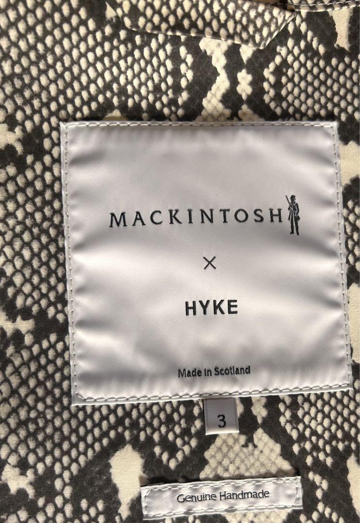 MACKINTOSH/マッキントッシュ × HYKE パイソン柄チェスターコート 画像2