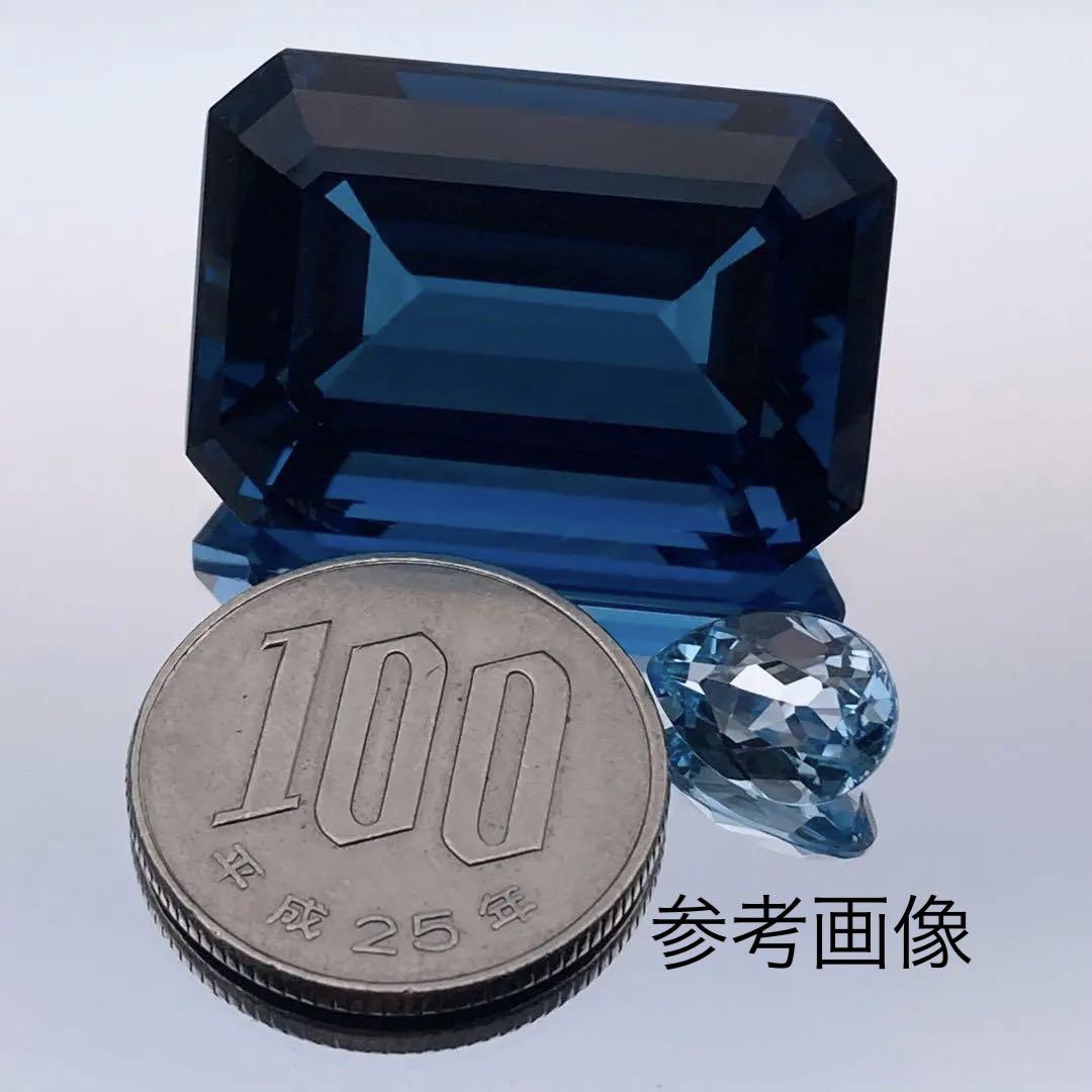 ☆265☆ソーティング有 特大 ロンドン ブルー トパーズ 91.966ct