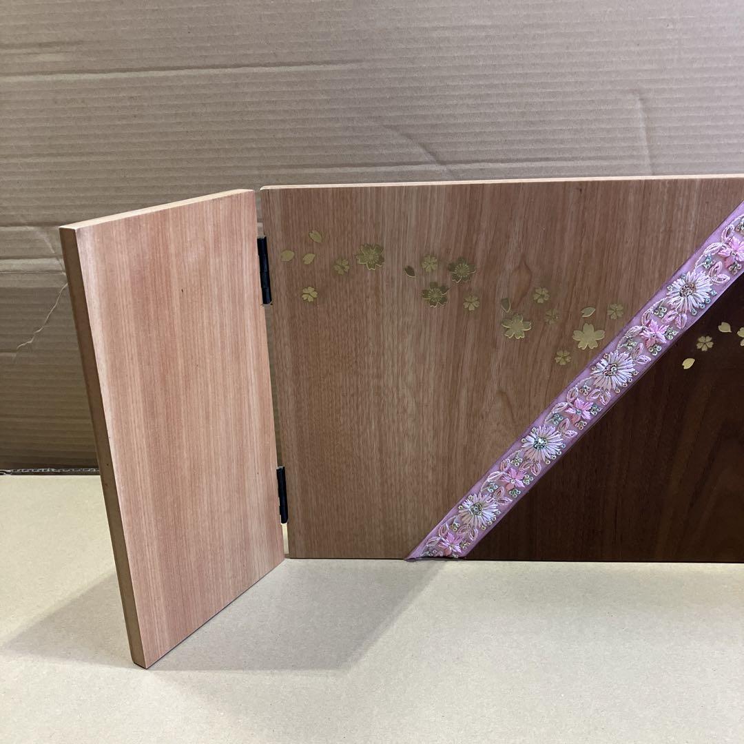リボン桜屏風