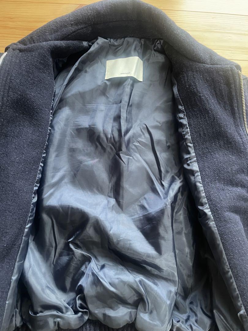 mannish wool blouson | OHOTORO