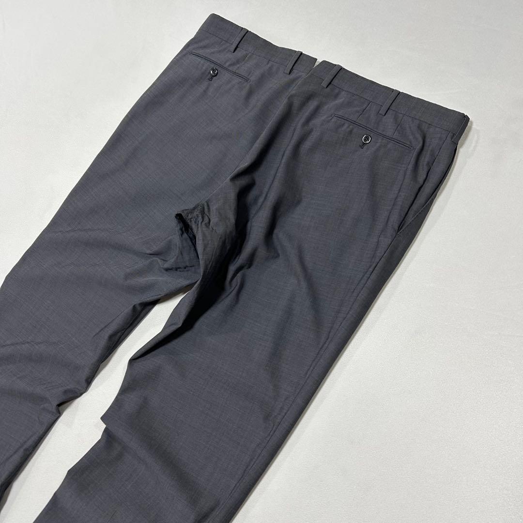 INCOTEX Super 100’s ウール スラックス W40 ワイド 光沢 INCOTEX Super 100’s ウール スラックス W40 ワイド 光沢