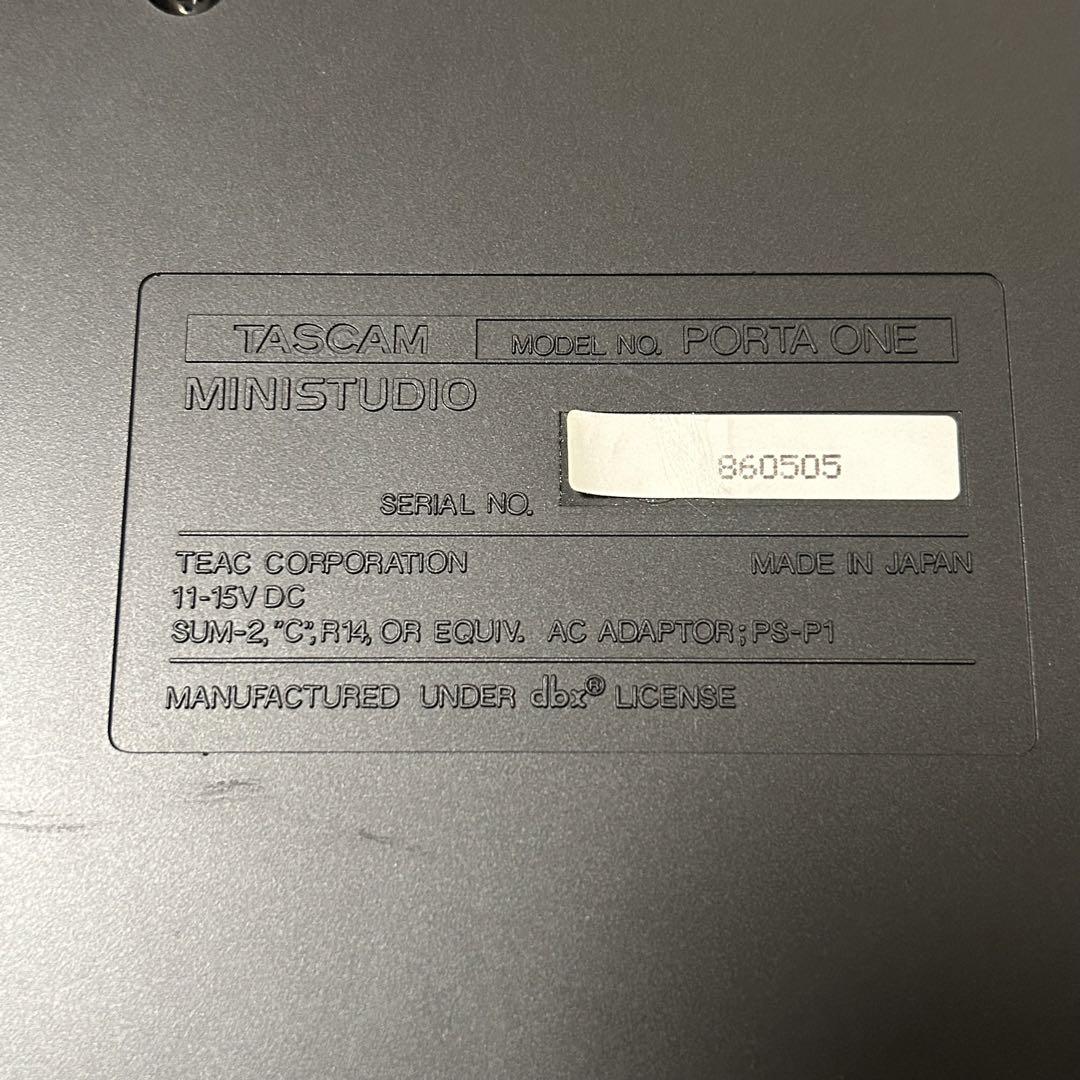 TASCAM PORTAONE マルチトラックレコーダー ministudio