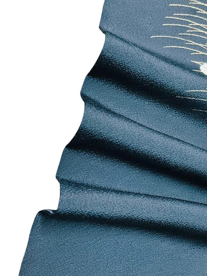 A31美品 付け下げ 正絹着物刺繍金糸織 百入茶 - メルカリ