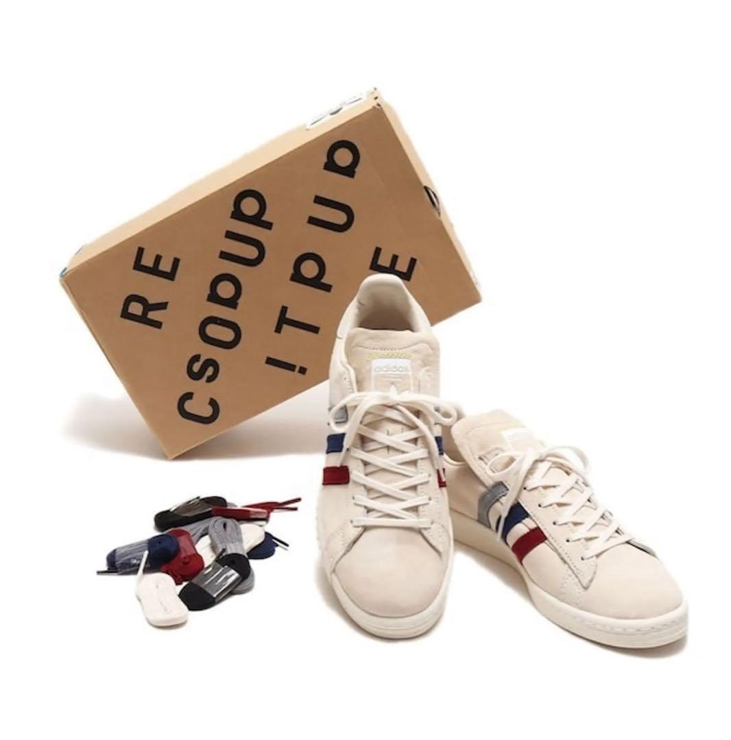 adidas 限定コラボ ストライプシューズ アイボリー FY6755