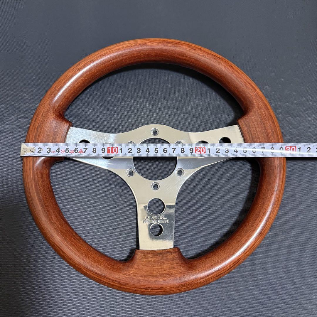 oba オバ ウッド ステアリング 30パイ 丸穴 旧車 当時物 - メルカリ
