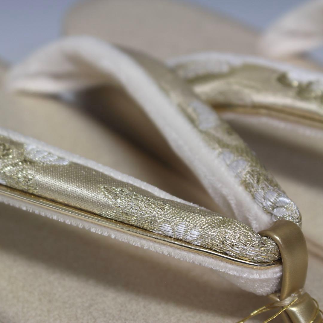 新品未使用品‼️礼装用 草履バッグ 二点セット ゴールド A 新品未使用品‼️礼装用 草履バッグ 二点セット ゴールド A