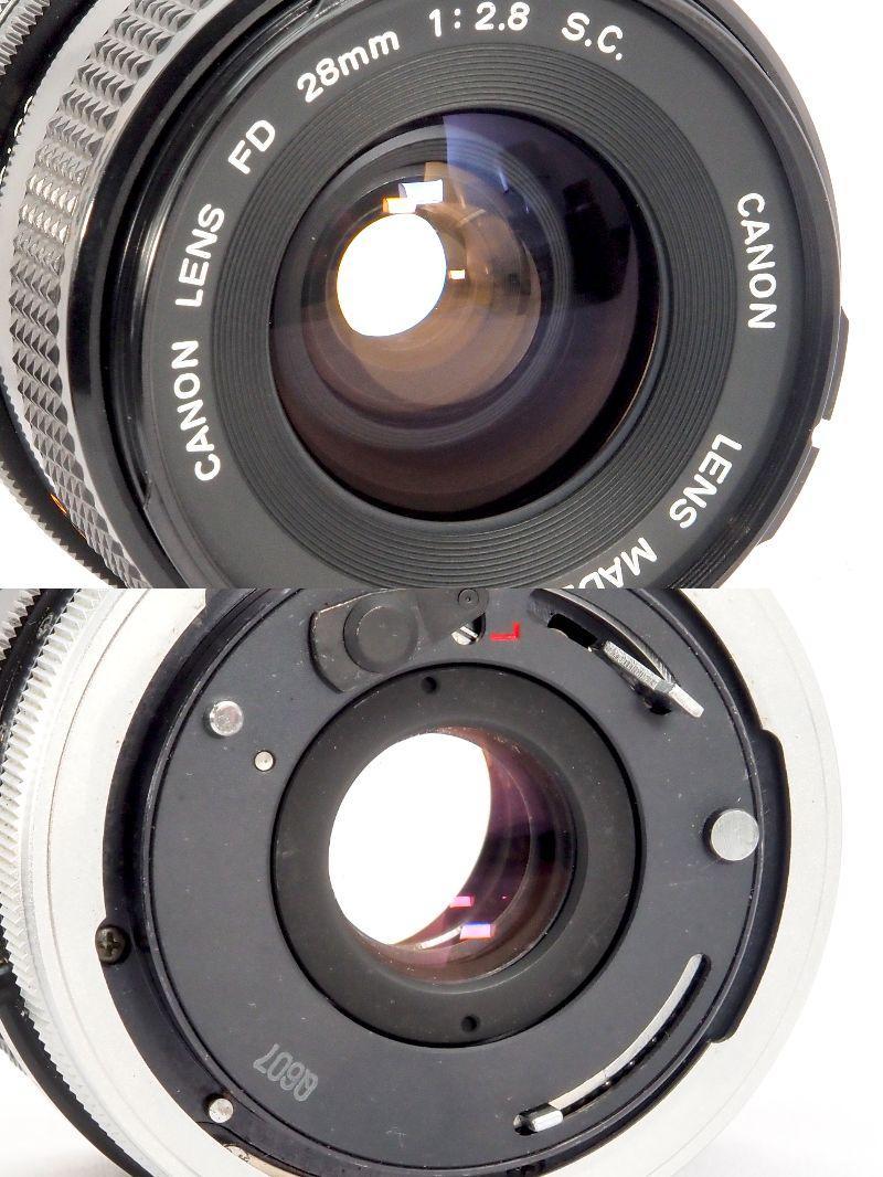 Canon EF FD 28mm F2.8 S.C 整備済 露出計不良26693 - メルカリ