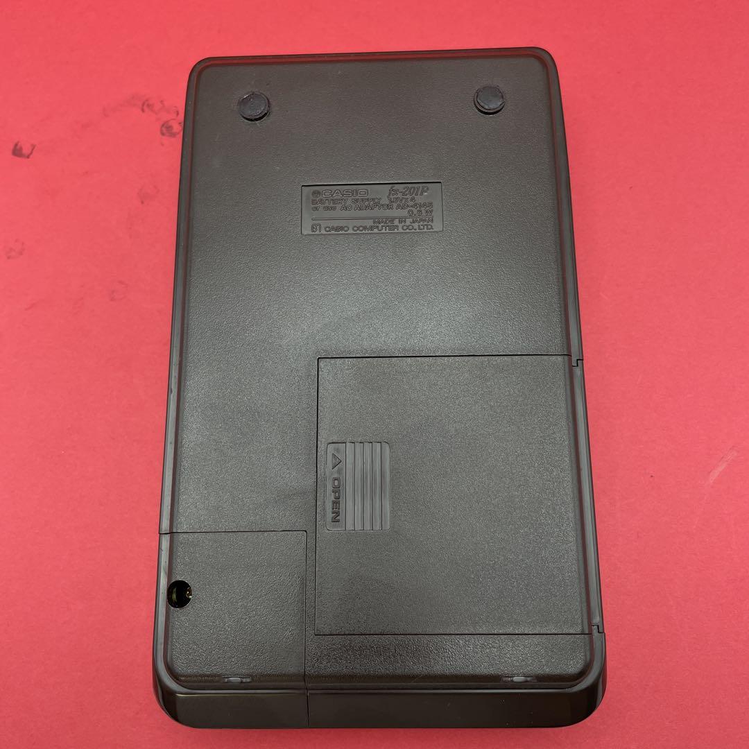 CASIO fx-201P ACアダプター付き カシオ 関数電卓【動作ＯＫ】