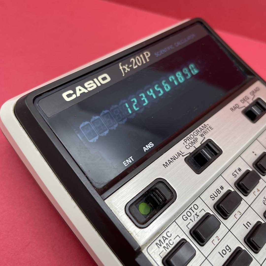 CASIO fx-201P ACアダプター付き カシオ 関数電卓【動作ＯＫ】