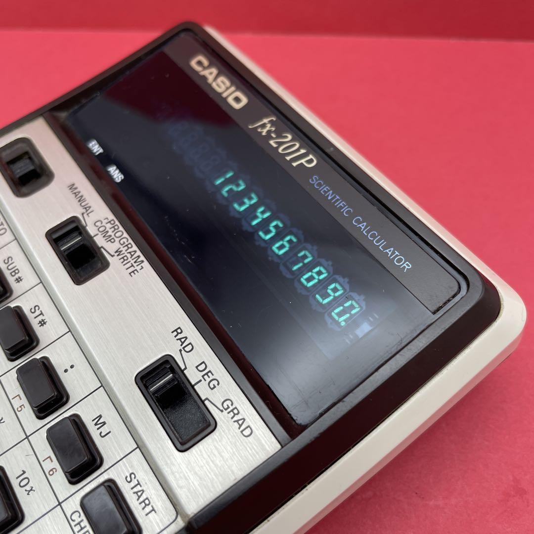 CASIO fx-201P ACアダプター付き カシオ 関数電卓【動作ＯＫ】