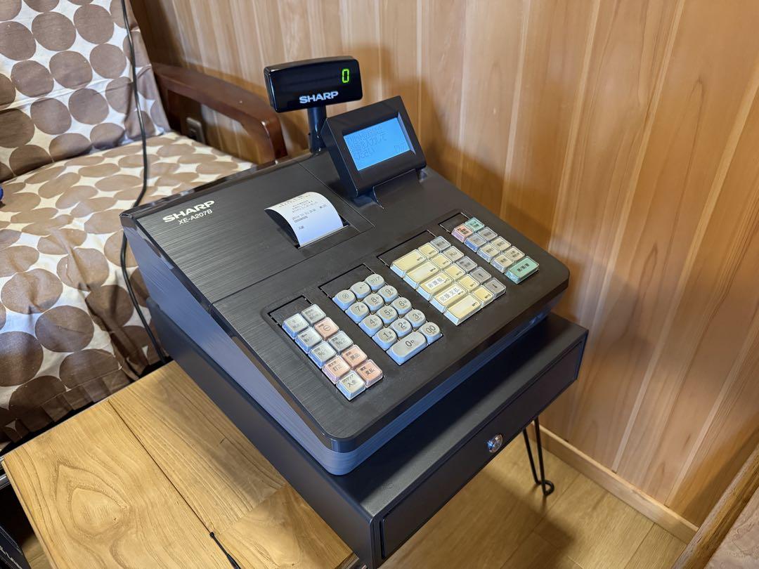 SHARP XE-A207 レジスター　中古備品　使用頻度少ない！