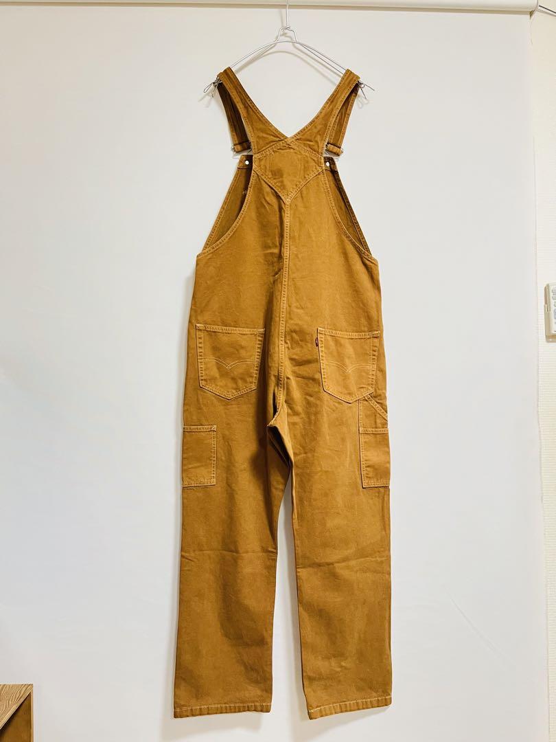 Levis リーバイス 新品未使用　キャメルブラウン　オーバーオール　Lサイズ