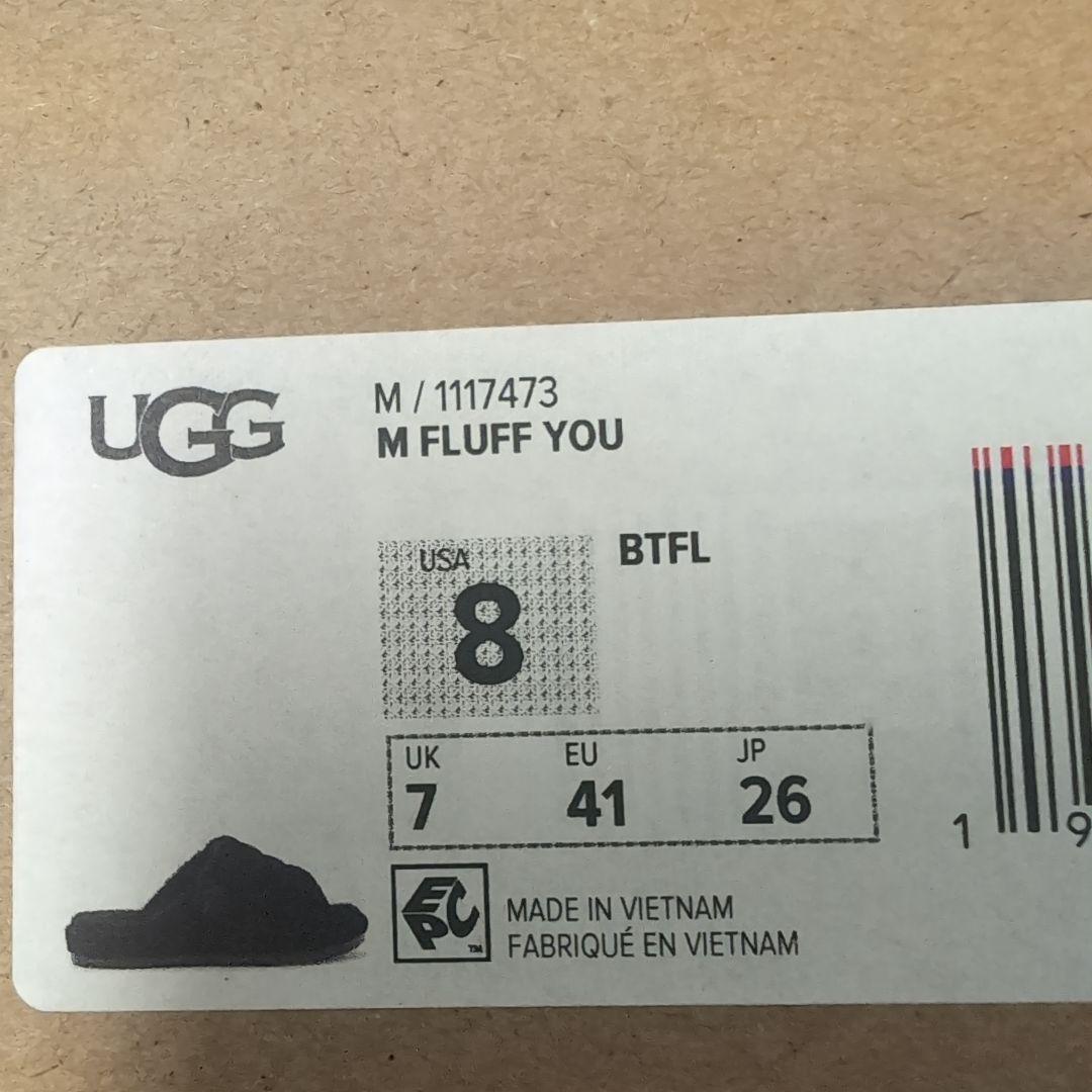 UGG ブラック スライドサンダル