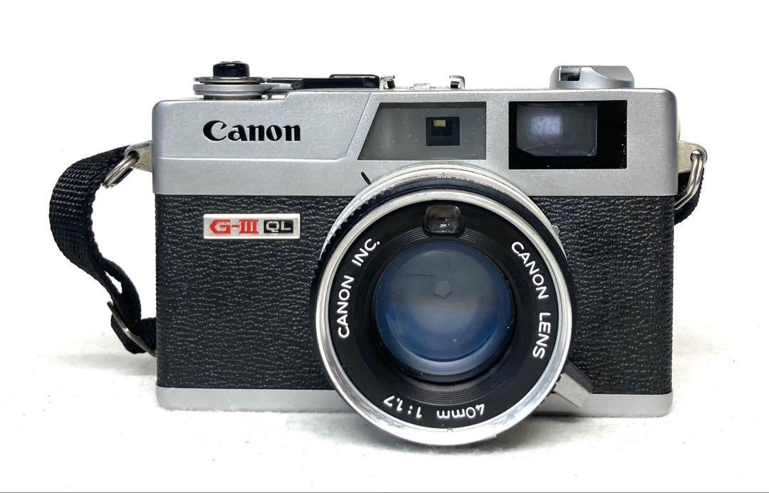 【動作品 外観美品】 Canon Canonet QL17 G-Ⅲ 動作確認済