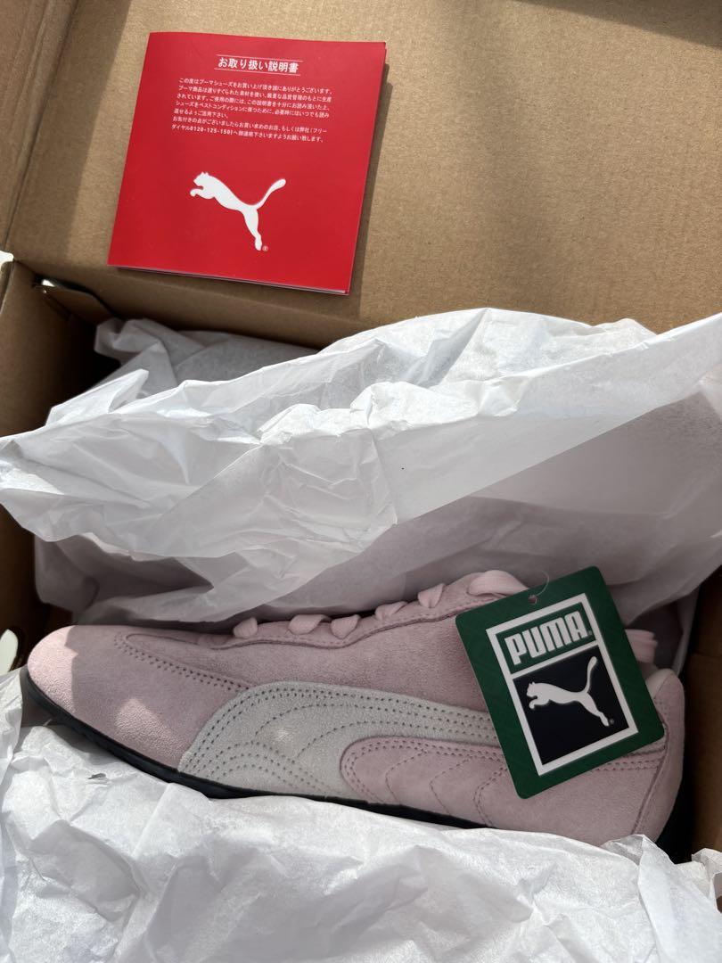 【PUMA/プーマ】スピードキャット OG スニーカー　ピンク　24.5