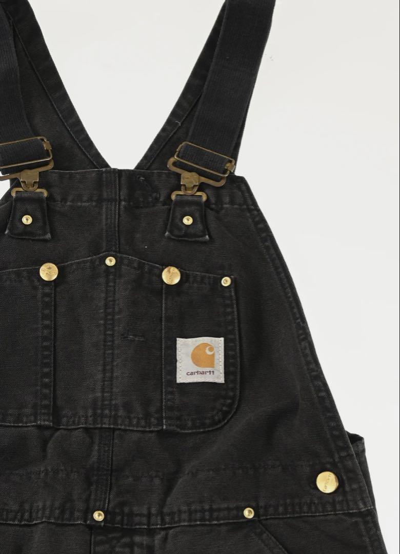 【美品】古着 90s Carhartt ダブルニー ダック オーバーオールメンズ