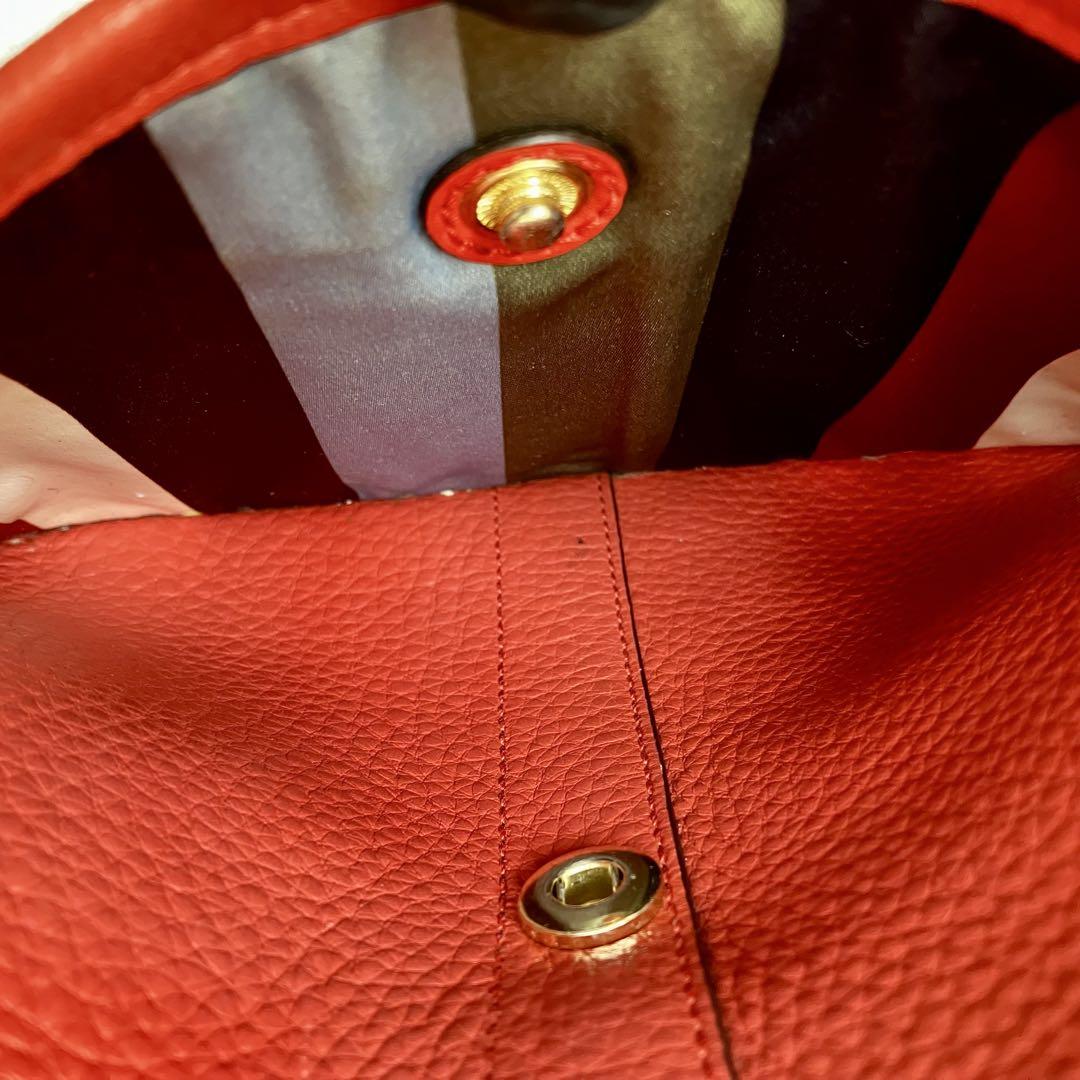 Coach Orange Legacy Ergo Leather Tote