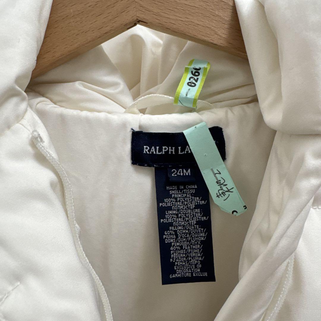 Ralph Lauren ダウンコート 24M ホワイト