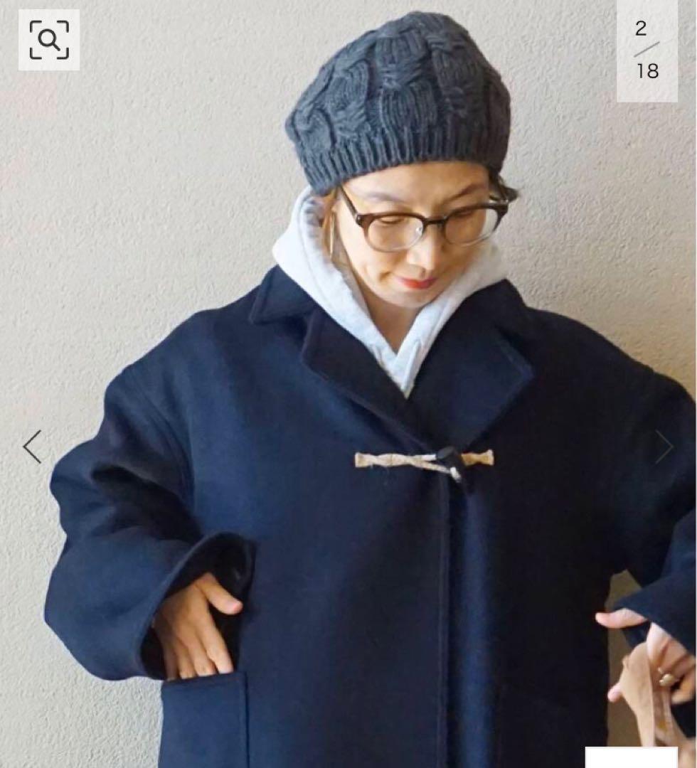 大人気新品をすべて リボン付きダークデニムキャップ 帽子