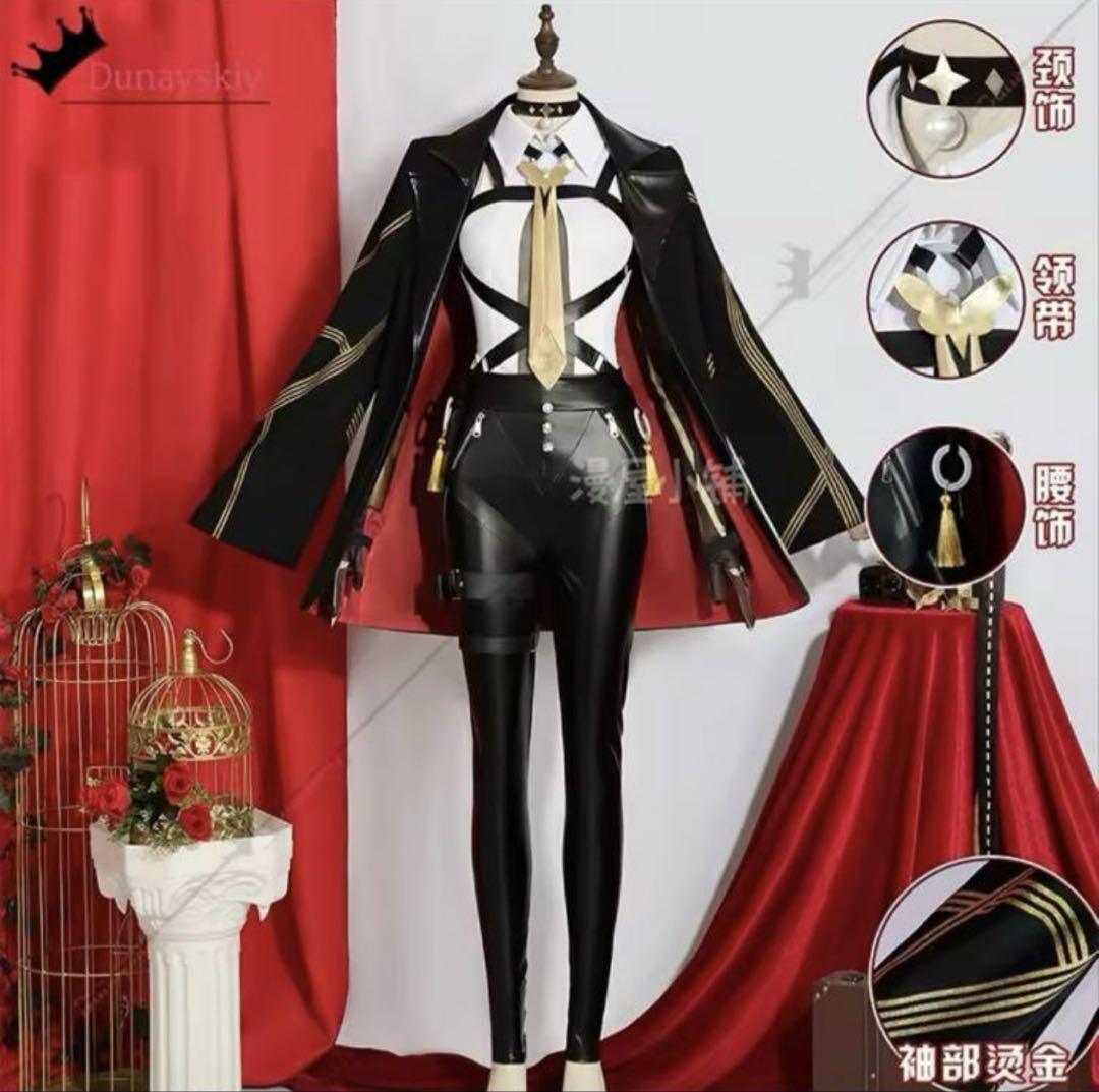 ZZZ ゼンレスゾーンゼロ イヴリン コスプレ衣装 ウィッグ付き セット済み