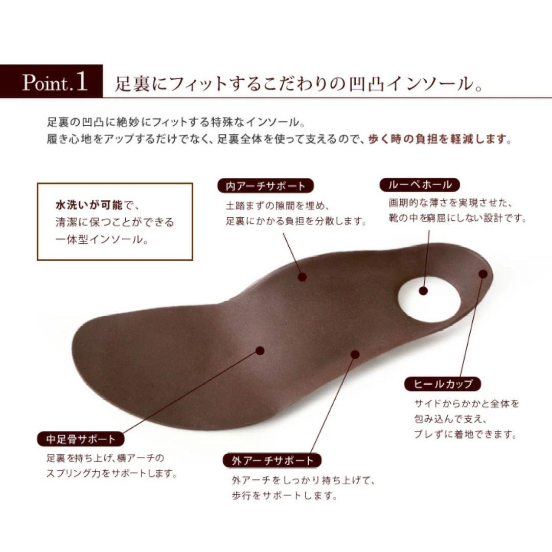 新品 リゲッタ ドライビングシューズ M 26～26.5 ブラック 日本製