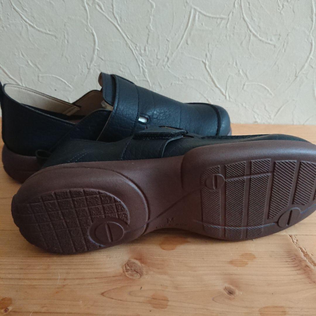 新品 リゲッタ ドライビングシューズ M 26～26.5 ブラック 日本製