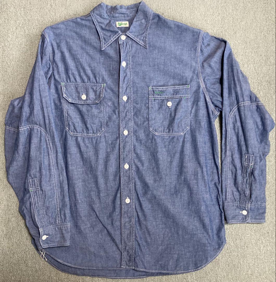 マスターピース RUFF'n'TUFF デニム シャンブレーシャツ XL 美品