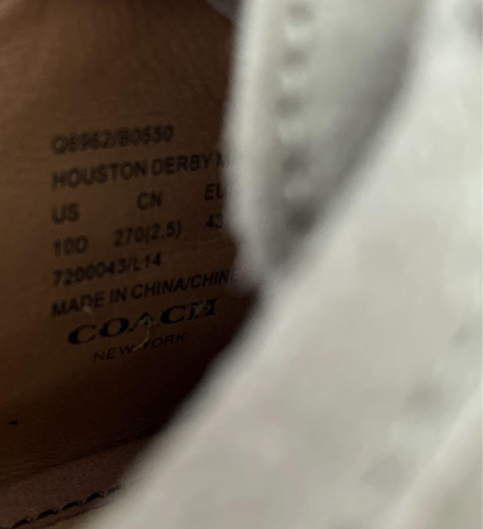 【新品】COACH メンズシューズ  コーチレザー