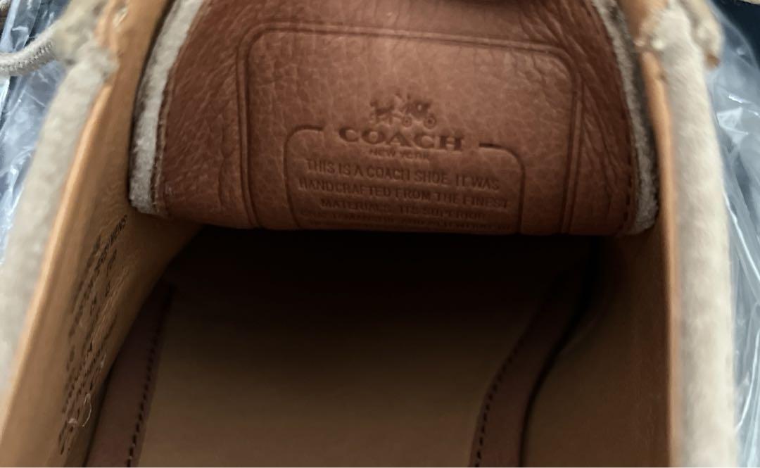 【新品】COACH メンズシューズ  コーチレザー