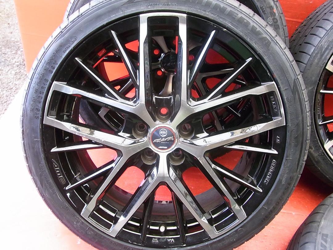 プリウス等に！エンケイ スマック+ミネルバ製215/40R18新品タイヤSET！