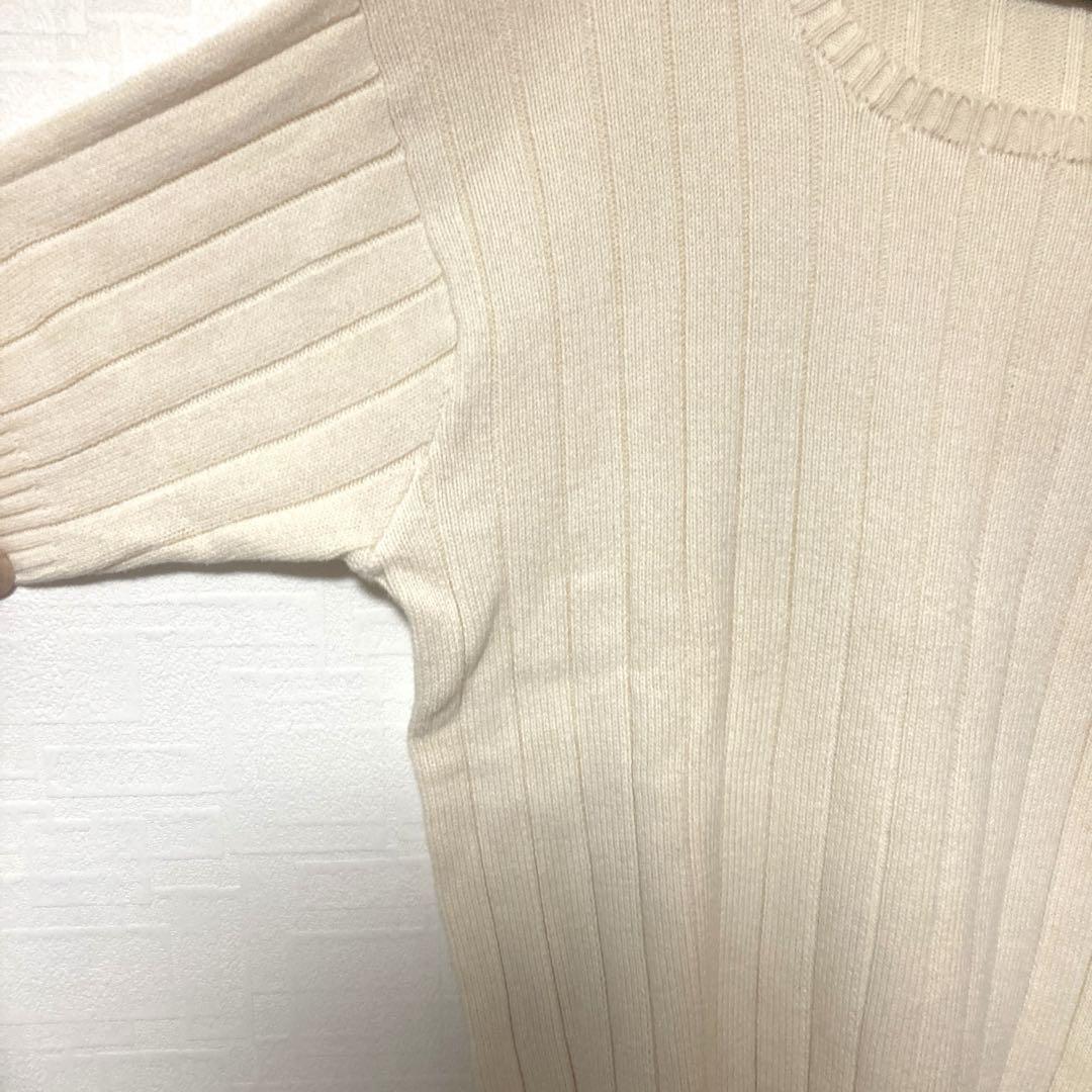 RalphLauren 刺繍ロゴ 半袖ニット レディースM