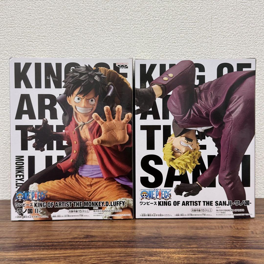 【※新品未開封】ワンピース ワノ国 ルフィ サンジ フィギュア