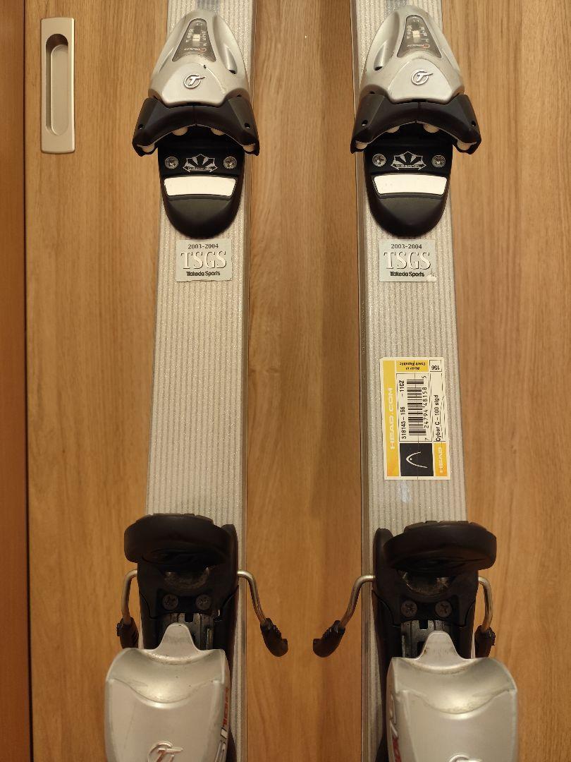 【美品】HEAD カービングスキー 156cm 初級〜中級向け スキー板