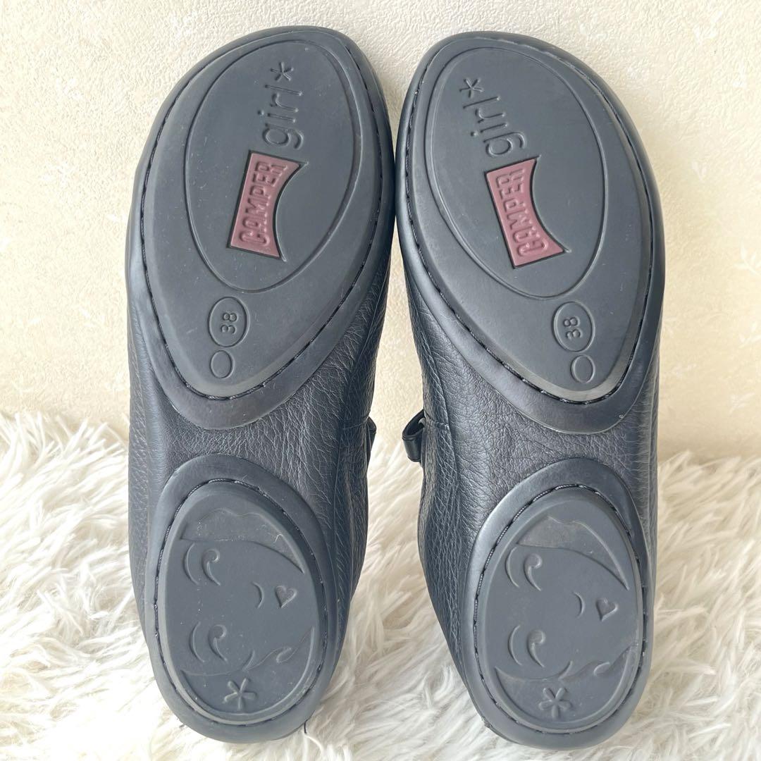 未使用　カンペール　ライトニナ　ストラップ付きバレエシューズ フラットシューズ