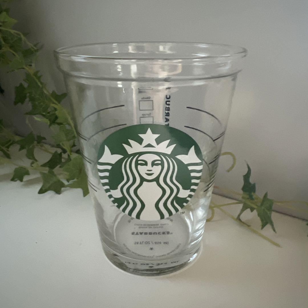 Starbucks コールドカップグラス 414ml ガラス スタバ タンブラー