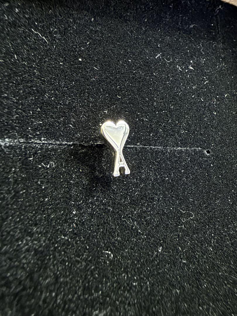 Silver Ami De Coeur Studs | AMI PARIS