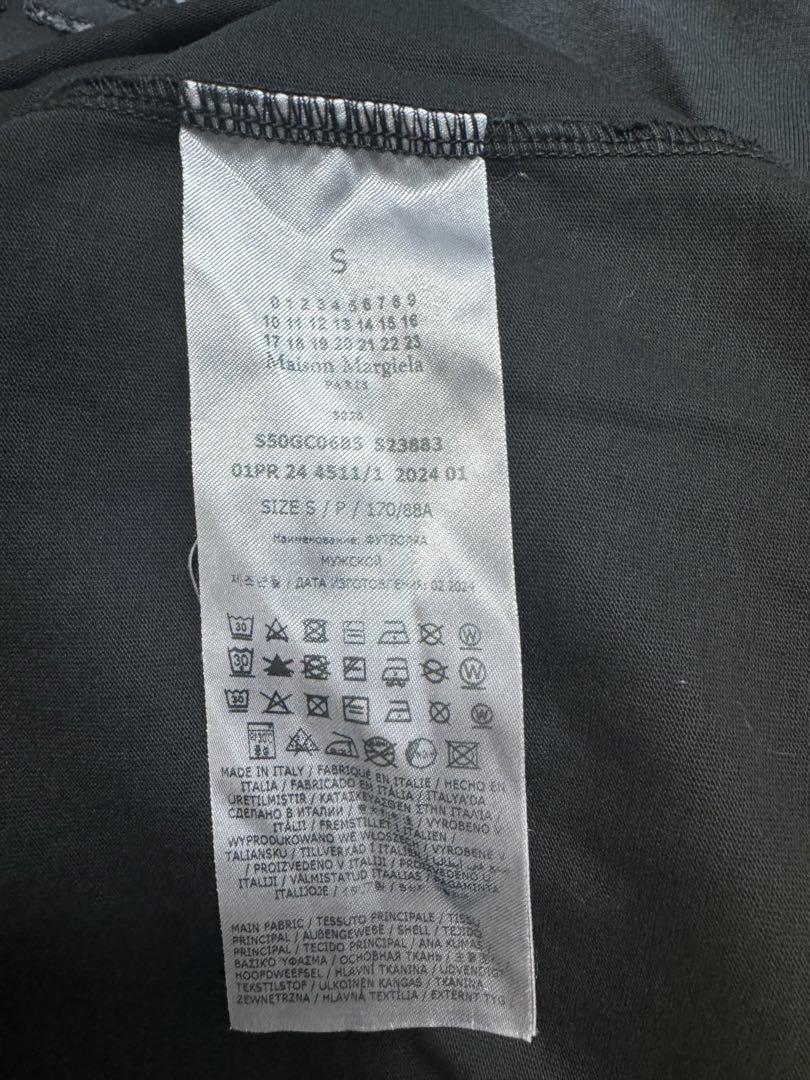 Maison Margiela メゾンマルジェラ  オーバーダイ ロゴTシャツ