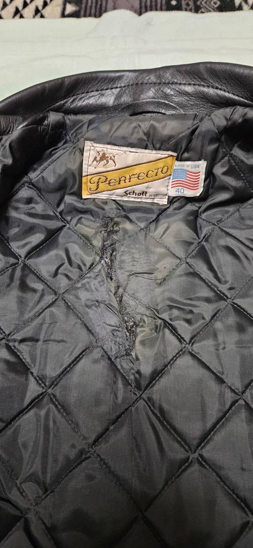 Schott Perfecto レザージャケット 40サイズ Schott Perfecto レザージャケット 40サイズ