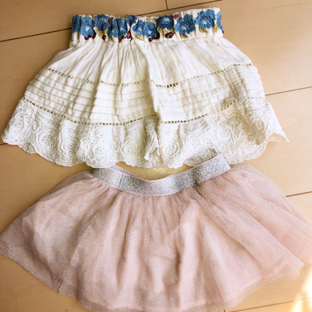 384円 パーティを彩るご馳走や スカート2枚 ザラベビー ユニクロ ネクスト GU オイリリー プティマイン
